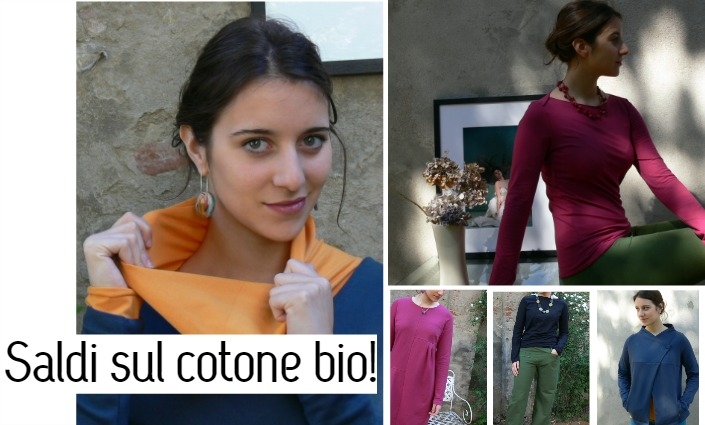 saldi cotone biologico abiti donna
